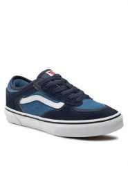 Vans Tenisówki Jn Rowley Classic VN000E52QXI1 Niebieski. Niebieskie buty sportowe chłopięce Vans, bez wzorów, z materiału, bez zapięcia, tenisowe. Za 179.99 zł.