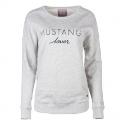 Mustang Bluza Damska Fancy S Szary. Szare bluzy damskie Mustang, z napisami. Za 246.00 zł.