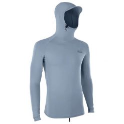 Koszulka lycra ION Rashguard Sun Pro LS Men Siler-Green 2026. Szare koszulki sportowe męskie ION, l, bez wzorów, z elastanu, bez kołnierzyka, bez ramiączek, na fitness i siłownię. Za 269.00 zł.