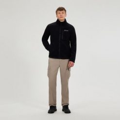 Kurtka polarowa męska Berghaus Activity PT Jacket InterActive. Czarne kurtki męskie Berghaus, m, bez wzorów, z materiału, klasyczne, bez kaptura. Za 322.29 zł.