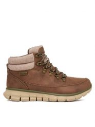 Skechers Trekkingi Synergy 167425/BRN Brązowy. Brązowe trekkingi damskie Skechers, trekkingowe. Za 269.99 zł.