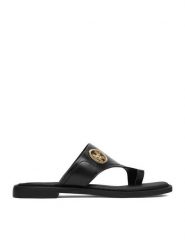 Beverly Hills Polo Club Klapki EO-WI16-ALYSHA-06 Czarny. Czarne klapki damskie Beverly Hills Polo Club, bez wzorów, ze skóry, bez obcasa. Za 279.99 zł.