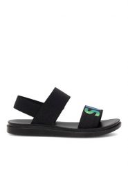 Nelli Blu Sandały CSS20370-00 Czarny. Czarne sandały dziewczęce Nelli Blu, z materiału, bez zapięcia. Za 41.99 zł.