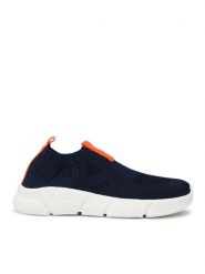Geox Sneakersy J Aril B. A J02DMA 0006K C0820 Granatowy. Niebieskie buty sportowe chłopięce Geox, bez wzorów, z materiału, bez zapięcia. Za 129.99 zł.