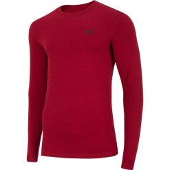 Longsleeve męski TSML200 - ciemna czerwień. Bluzki z długim rękawem męskie marki 4f. Za 69.99 zł.