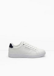 Sneakersy marki Tom Tailor. Białe buty sportowe męskie bonprix, bez zapięcia. Za 239.99 zł.