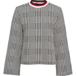 Sweter bonprix czarno-biały w kratę. Swetry damskie marki KALENJI. Za 89.99 zł.
