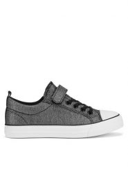 Nelli Blu Trampki CSS20377-53 Czarny. Czarne trampki i tenisówki dziewczęce Nelli Blu, bez wzorów, z materiału, bez zapięcia. Za 79.99 zł.