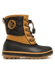 Kimberfeel Śniegowce Jibber Brązowy. Brązowe buty zimowe chłopięce Kimberfeel, bez wzorów, ze skóry, bez zapięcia. Za 219.99 zł.