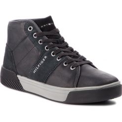 Sneakersy TOMMY HILFIGER - Leather Mix High Top Cupsole FM0FM01680 Black 990. Półbuty na co dzień męskie marki Tommy Hilfiger. W wyprzedaży za 349.00 zł.