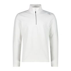 Golf męski techniczny CMP 3G10747. Białe bluzy męskie CMP, l, bez wzorów, bez kaptura. Za 274.00 zł.