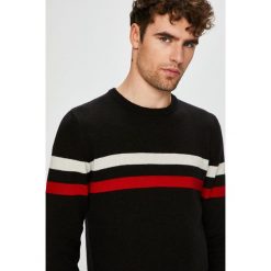 Wrangler - Sweter. Czarne swetry przez głowę męskie Wrangler. Za 269.90 zł.