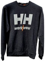 HELLY HANSEN HHWW Graphic Sweatshirt, black M. Czarne bluzy męskie Helly Hansen, m, bez wzorów, bez kaptura. Za 172.70 zł.