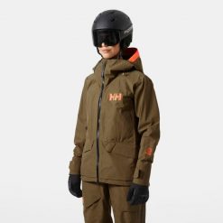 Damska kurtka narciarska Helly Hansen Ridge Infinity Shell. Brązowe kurtki snowboardowe damskie Helly Hansen, bez wzorów, bez kaptura, narciarskie. W wyprzedaży za 2,565.00 zł.
