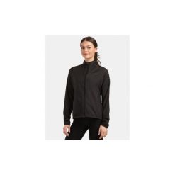 Damska kurtka do biegania Kilpi TIRANO-W. Czarne kurtki sportowe damskie Kilpi, bez wzorów, bez kaptura, do biegania. Za 473.69 zł.