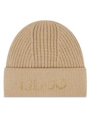 Liu Jo Czapka 2F3059 M0300 Beżowy. Brązowe czapki i kapelusze damskie Liu Jo, na zimę, bez wzorów, z materiału. Za 489.99 zł.