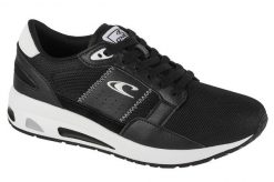 Buty sportowe dla kobiet O`neil Superbank Low. Czarne obuwie sportowe damskie O'Neill, bez wzorów, z materiału, trekkingowe. Za 279.99 zł.