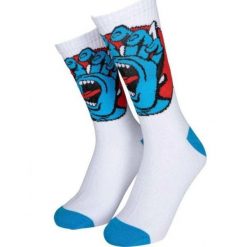 Skarpety Santa Cruz Hand Dot Białe. Białe skarpety męskie SANTA CRUZ, bez wzorów. Za 80.37 zł.