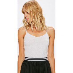 Answear - Top. Brązowe topy damskie ANSWEAR, z bawełny, bez rękawów. W wyprzedaży za 29.90 zł.