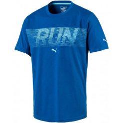 Puma Koszulka Sportowa Run Ss Tee Lapis Blue Heather L. Koszulki sportowe męskie marki Puma. W wyprzedaży za 109.00 zł.