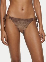 Guess Dół od bikini E6GO08 KF600 Brązowy. Brązowe bikini damskie Guess, l, z aplikacjami. Za 264.99 zł.