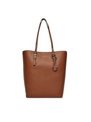 MICHAEL Michael Kors Torebka Quinn 30S5GQNT3L Brązowy. Brązowe torebki do ręki damskie MICHAEL Michael Kors, bez wzorów, ze skóry, bez dodatków. Za 769.99 zł.