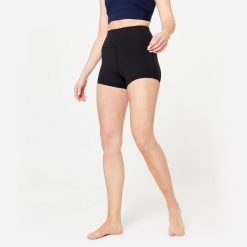 Spodenki do tańca nowoczesnego damskie Starever wysoki stan. Czarne legginsy damskie STAREVER, m, bez wzorów, z elastanu, z podwyższonym stanem, na jogę i pilates. Za 54.99 zł.