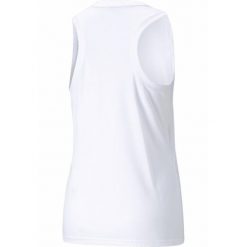 Koszulka treningowa damska PUMA Performance Tank. Białe koszulki sportowe damskie Puma, m, bez wzorów, sportowe, bez kołnierzyka. W wyprzedaży za 69.00 zł.