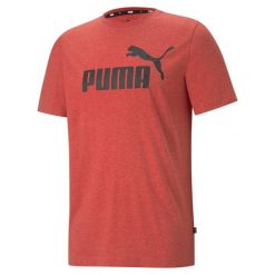 T-shirt z krótkim rękawem męski Puma ESS HEATHER. Białe buty sportowe męskie Puma, m, bez wzorów, z materiału, sportowe, bez kołnierzyka. Za 79.99 zł.