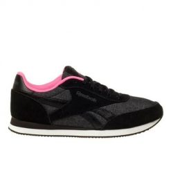 Buty do chodzenia damskie Reebok Royal CL Jogger. Czarne obuwie sportowe damskie Reebok, bez wzorów, z materiału, do biegania, Reebok Royal. Za 263.00 zł.