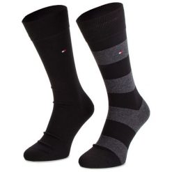 Skarpety długie Tommy Hilfiger. Czarne skarpety męskie Tommy Hilfiger, bez wzorów. Za 59.99 zł.