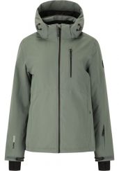 Kurtka narciarska damska Whistler Drizzle W-PRO 10000. Zielone kurtki damskie Whistler, l, bez wzorów, z materiału, długie, narciarskie. Za 449.99 zł.