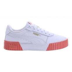 Buty Puma Carina 2.0 385849 09 białe. Białe obuwie sportowe damskie bez wzorów, z gumy. Za 285.95 zł.