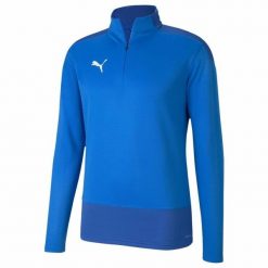 Kurtka Puma Teamgoal 23 Training 14 Zip Top, Mężczyźni. Niebieskie kurtki sportowe męskie Puma, m, bez wzorów, z poliesteru, na fitness i siłownię. Za 290.00 zł.