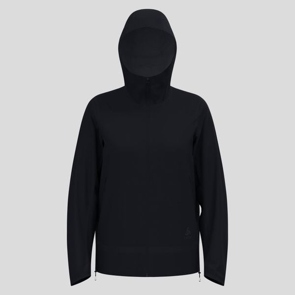 Kurtka damska Odlo ESSENTIAL 2.5L WATERPROOF Jacket hardshell. Czarne kurtki damskie Odlo, na zimę, l, bez wzorów, z hardshellu, z kapturem, narciarskie. Za 650.35 zł.