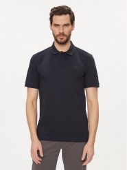 Boss Polo Passenger 50507803 Granatowy Slim Fit. Niebieskie koszulki polo męskie Boss, m, bez wzorów, z bawełny, bez ramiączek. Za 299.99 zł.