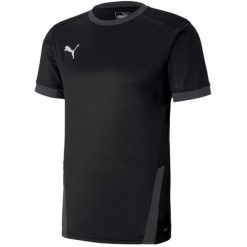 Koszulka do piłki nożnej męska Puma teamGOAL 23 Jersey. Czarne koszulki sportowe męskie Puma, m, bez wzorów, z jersey, bez kołnierzyka, bez ramiączek, do piłki nożnej. Za 128.56 zł.