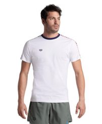 Koszulka męska Arena T-Shirt Team OG. Białe koszulki sportowe męskie Arena, m, bez wzorów, z materiału, bez kołnierzyka, bez ramiączek. Za 148.35 zł.