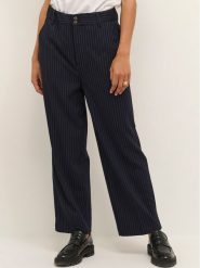 Kaffe Spodnie materiałowe Marley 10507121 Granatowy Regular Fit. Niebieskie spodnie materiałowe damskie Kaffe, bez wzorów, z materiału. Za 369.99 zł.