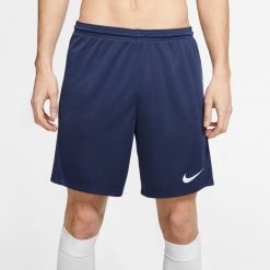 Spodenki sportowe męskie Nike Park III Shorts. Niebieskie krótkie spodenki sportowe męskie Nike, l, bez wzorów, z poliesteru, do piłki nożnej. Za 79.99 zł.