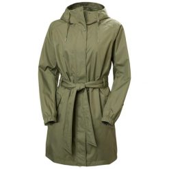 Parka damska z kapturem Helly Hansen Classics. Zielone parki damskie Helly Hansen, bez wzorów, z kapturem. Za 718.00 zł.
