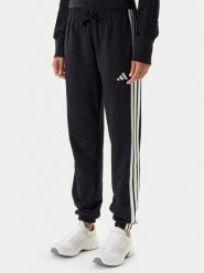 Adidas Spodnie dresowe Essentials 3-Stripes JD5302 Czarny Regular Fit. Czarne spodnie dresowe damskie Adidas, m, bez wzorów, z bawełny. Za 159.99 zł.