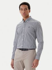 BOSS Koszula H-Roan 50556085 Granatowy Slim Fit. Niebieskie koszule męskie Boss, m, bez wzorów, z bawełny, bez kołnierzyka, bez ramiączek. Za 629.99 zł.