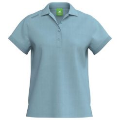 Damska koszulka polo Erima TS. Niebieskie koszulki sportowe damskie Erima, m, bez wzorów, z bawełny, bez kołnierzyka, bez ramiączek, do piłki nożnej. Za 142.00 zł.
