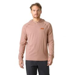 Bluza z kapturem Helly Hansen. Brązowe bluzy męskie Helly Hansen, l, bez wzorów, z dzianiny, z kapturem. Za 367.00 zł.