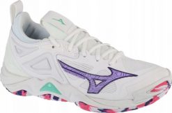 Mizuno Wave Momentum 3 V1GC231220 białe 38,5. Białe obuwie sportowe damskie Mizuno, bez wzorów, mizuno wave. Za 617.69 zł.