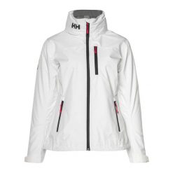 Kurtka uniwersalna damska Helly Hansen Crew Hooded Jacket. Białe kurtki damskie Helly Hansen, m, bez wzorów, z syntetyku, z kapturem, trekkingowe. Za 879.00 zł.
