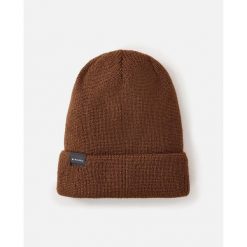 Rip Curl Impact Reg Beanie - Dusted Chocolat. Brązowe czapki i kapelusze damskie Rip Curl, bez wzorów. W wyprzedaży za 73.05 zł.