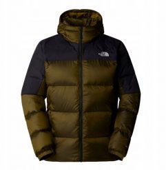 Kurtka puchowa The North Face Diablo Down 2.0 Hoodie - moss green black heather/black. Brązowe kurtki męskie The North Face, m, bez wzorów, z puchu, bez kaptura. Za 1,408.93 zł.