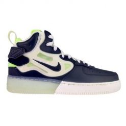 Buty do chodzenia damskie Nike Air Force 1 Mid React. Obuwie sportowe damskie Nike, bez wzorów, z materiału, do koszykówki, Nike Air Force. Za 405.86 zł.